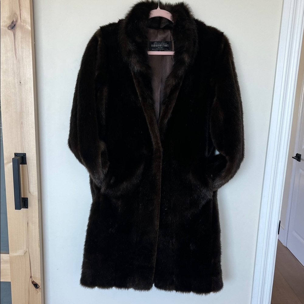 Fabulous Furs Dark Brown Teddy Jacket